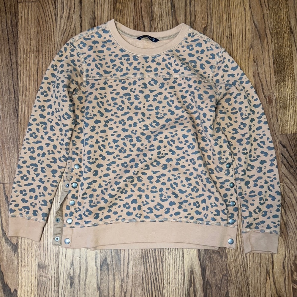 Abercrombie and Fitch Leopard sweatshirt